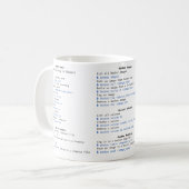 DOCKER Cheat Sheet-TASSE Kaffeetasse (Vorderseite Links)