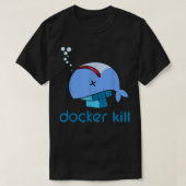 Docker container linux devops programming coding T-Shirt (Design vorne)