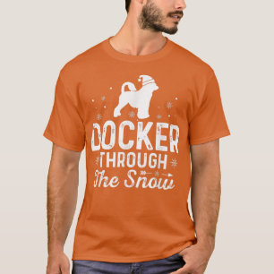 Docker durch den Schnee Funny Weihnachten Neujahr T-Shirt