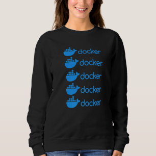 Docker Engine Programmierung Coding Software Entwi Sweatshirt