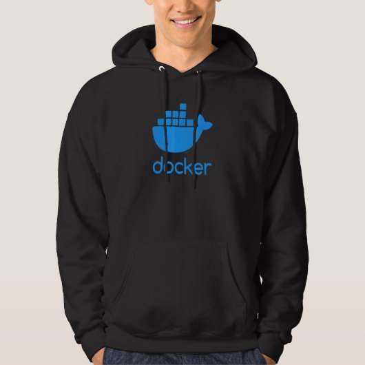 Docker Engine Software-Programmierung Codierung Hoodie (Vorderseite)