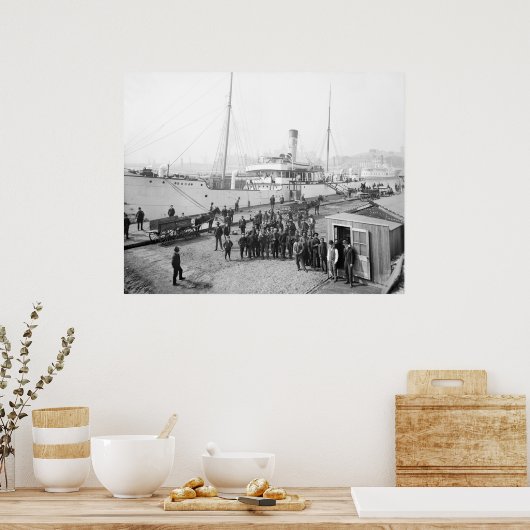 Docker im Lohn: 1905 Poster (Küche)