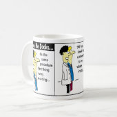 Docker Shipping Container Cartoon Spaß Kaffeetasse (Vorderseite Links)