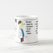 Docker Shipping Container Cartoon Spaß Kaffeetasse (Mittel)