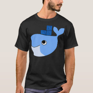 Docker Swarm Container auf Blue Whale Hackathon Te T-Shirt
