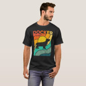 Docker Vintag Sunset Mama Vater T-Shirt (Vorne ganz)