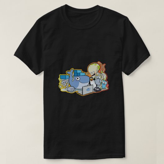 Dockerfamilie T-Shirt (Design vorne)
