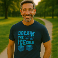 Dockin'' Eiskalter Navy Blue T - Shirt