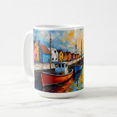 Docking Boats Tasse (Vorderseite Links)