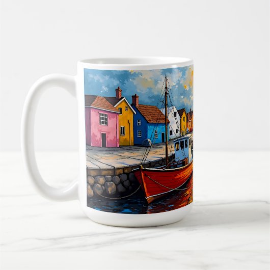Docking Boats Tasse (Links)