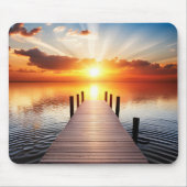 Docking Lake bei Sunrise Mousepad (Vorne)