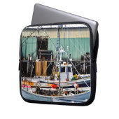 Dockingboote Laptopschutzhülle (Vorderseite Links)
