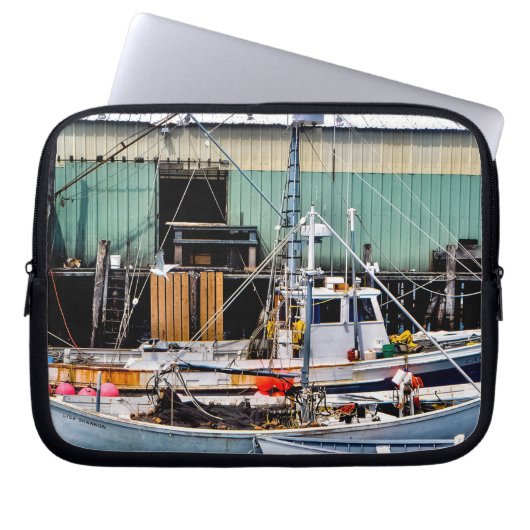 Dockingboote Laptopschutzhülle (Vorderseite)