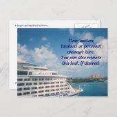 Dockingstation in der Postkarte Nassau (Vorne/Hinten)