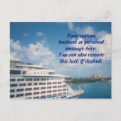 Dockingstation in der Postkarte Nassau (Vorderseite)