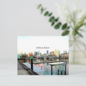 Docklands, Australien landschaftliches Foto Postkarte (Stehend Vorderseite)