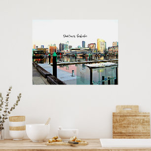 Docklands, Australien Poster