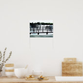 Docks auf dem Fluss 7580 Poster (Küche)