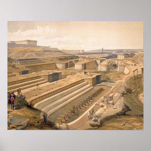 Docks bei Sebastopol, Platte aus "The Seat of War  Poster (Vorne)