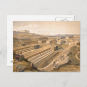 Docks bei Sebastopol, Platte aus "The Seat of War Postkarte (Vorne/Hinten)