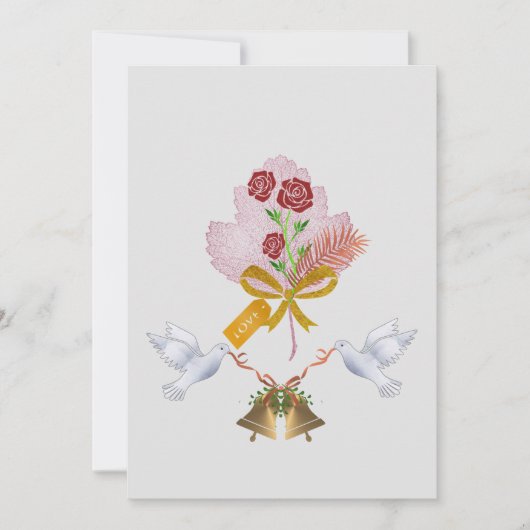 Docks & Bells Flat Holiday Card Feiertagskarte (Vorderseite)