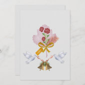 Docks & Bells Flat Holiday Card Feiertagskarte (Vorne/Hinten)