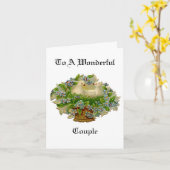 Docks in Basket Anniversary Grußkarte Karte (Gelbe Blume)