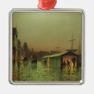 Docks Johns Atkinson Grimshaw Liverpool Ornament Aus Metall