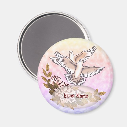 Docks-Magnet für Rose Magnet (Vorderseite/Rückseite)