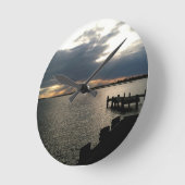 Docks Runde Wanduhr (Winkel)