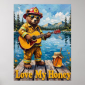 Dockside Dulcet Bear Poster (Vorne)