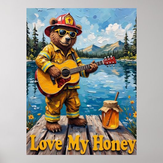 Dockside Dulcet Bear Poster (Vorne)