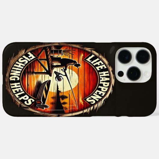 Dockside Friedlich Escape Case-Mate iPhone Hülle (Rückseite (Horizontal))