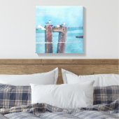 Dockside in Sausalito Leinwanddruck (Insitu (Schlafzimmer))