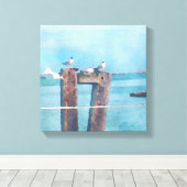 Dockside in Sausalito Leinwanddruck (Insitu (Holzboden))