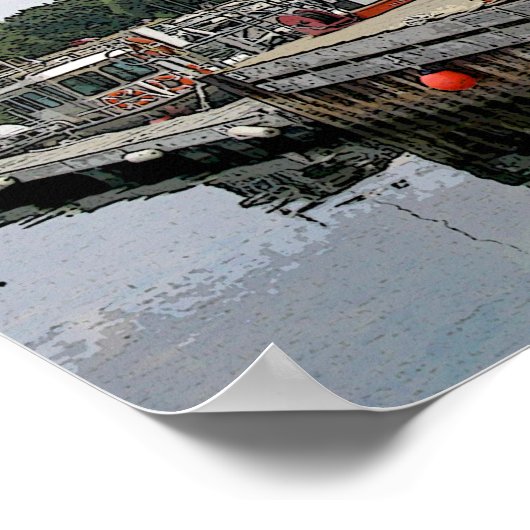 Dockside Poster (Ecke)