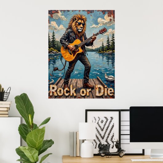 Dockside Shred: Löwigs Blues Poster (Heimbüro)