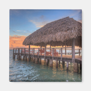 Dockside-Sonnenaufgang Magnet