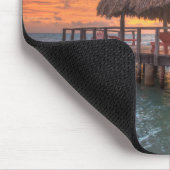 Dockside-Sonnenaufgang Mousepad (Ecke)