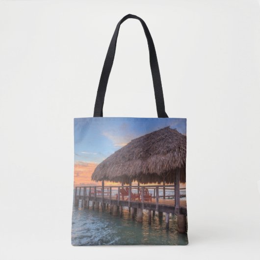Dockside-Sonnenaufgang Tasche (Vorderseite)