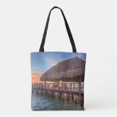 Dockside-Sonnenaufgang Tasche (Rückseite)