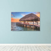 Dockside Sunrise Leinwanddruck (Insitu (Holzboden))