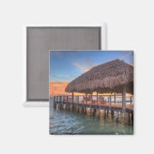 Dockside Sunrise Magnet (Vorderseite/Rückseite)