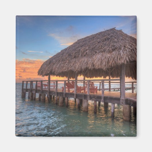 Dockside Sunrise Magnet (Vorne)