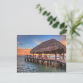 Dockside Sunrise Postkarte (Stehend Vorderseite)