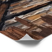 Dockside Wanderer: Raccoon am See Poster (Ecke)