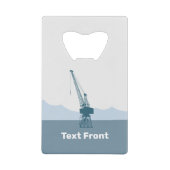 Dockyard Crane Geldbeutel Flaschenöffner (Vorderseite)