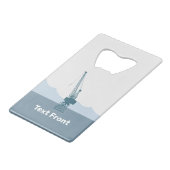 Dockyard Crane Geldbeutel Flaschenöffner (Vorderseite Schrägansicht)