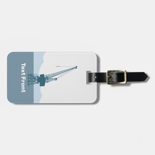 Dockyard Crane Gepäckanhänger (Vorderseite horizontal)