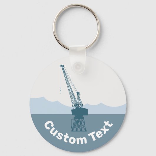 Dockyard Crane Keychain Schlüsselanhänger (Vorderseite)
